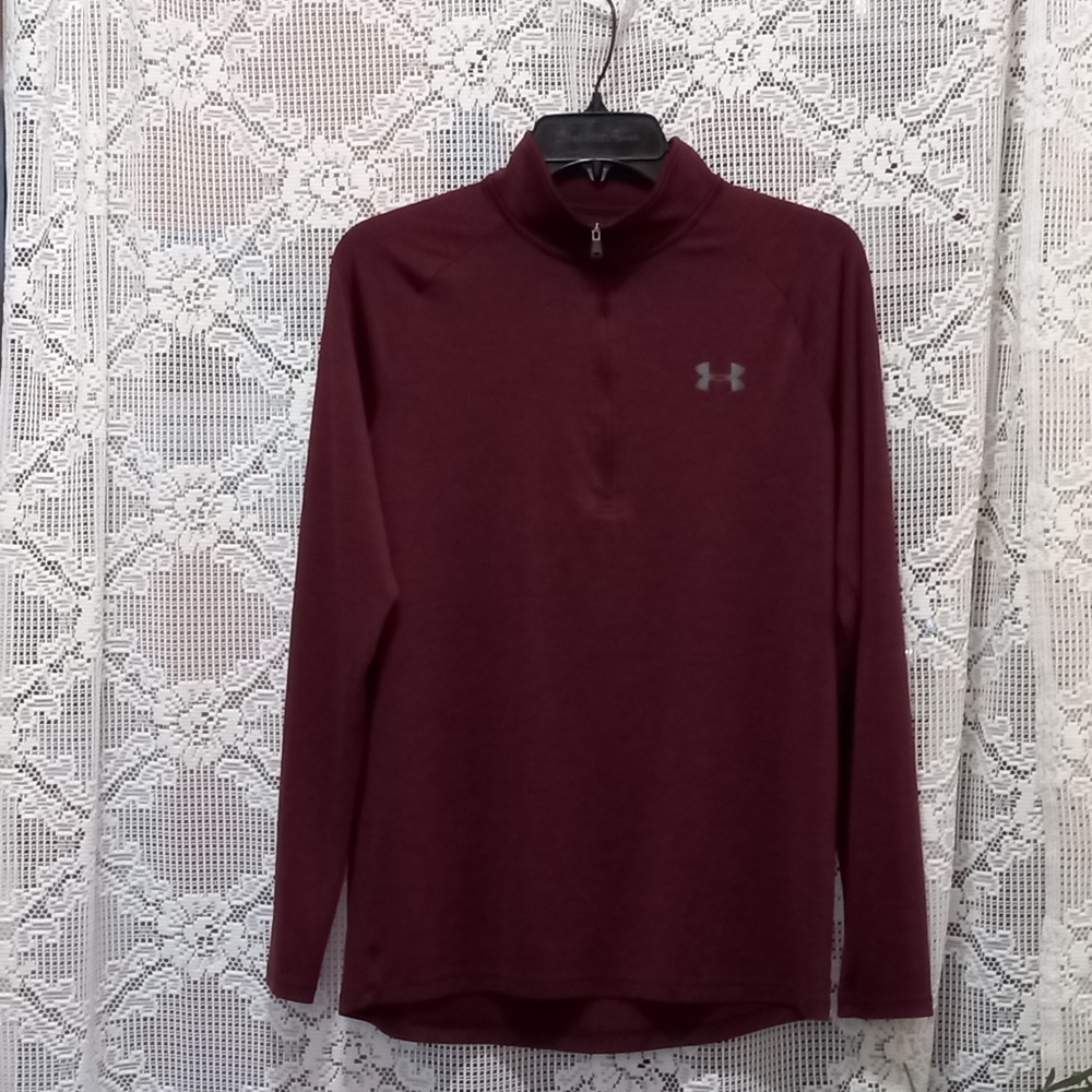 Under Armour Men's HeatGear Loose Pullover Shirt Color Red Size Small S